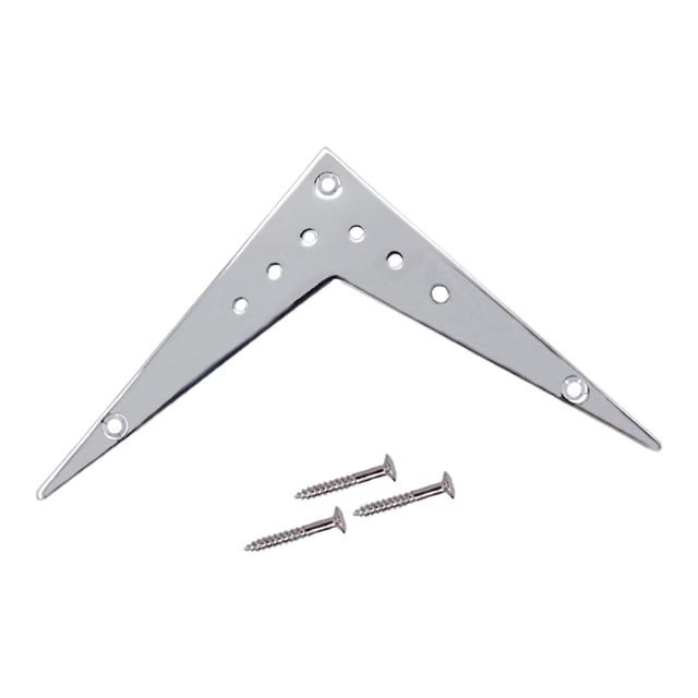 Wweixi V Style Guitar Tailpiece Portable for Electric Guitar excellent replacement part Musical Instrument Argent