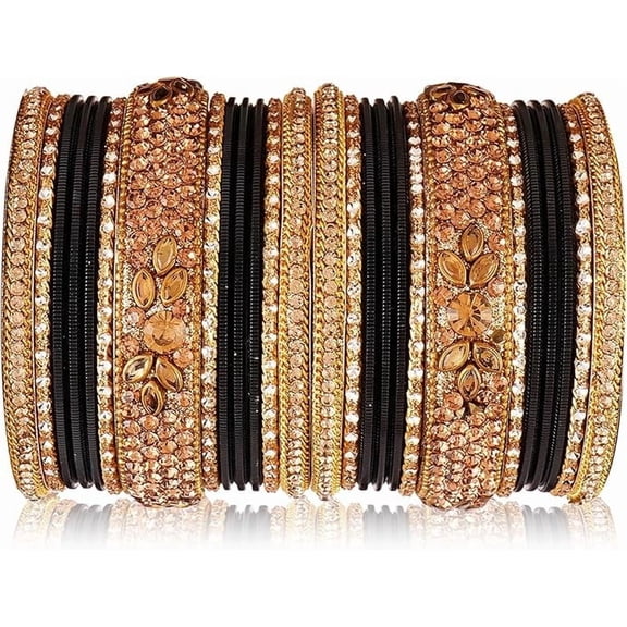Indian Ethnic Partywear Handmade Bangles for Women – Elegant Traditional Jewelry for Weddings, Festivals, and Daily Wear