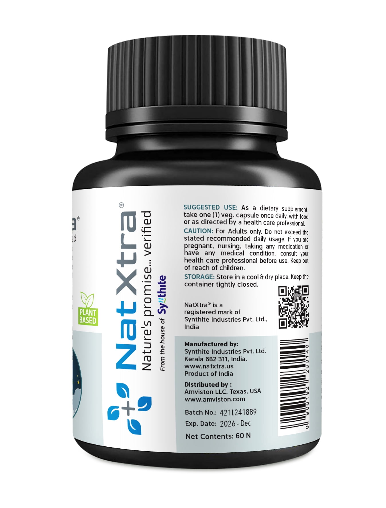 NatXtra I-Sleep Plus Vegetarian Capsules, 60 Count