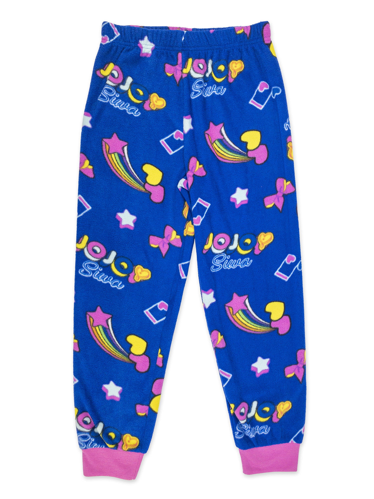JoJo Siwa Girls 2 Pc Long Sleeve Long Pant Pajama Set with Slippers; Sizes  4-12 - Walmart.com