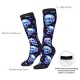 thumbnail image 4 of Naloa crystal Skull Thigh High Socks Extra Long Stretchy Sock Women Over Knee High Opaque Stocking Daily Wear, 4 of 6