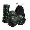 thumbnail image 2 of Lipstore Ensemble de Rouleaux en Mousse pour Colonne Accessoires Boules pour Entraînement Physique Exercice du Dos avec Sac, 2 of 8