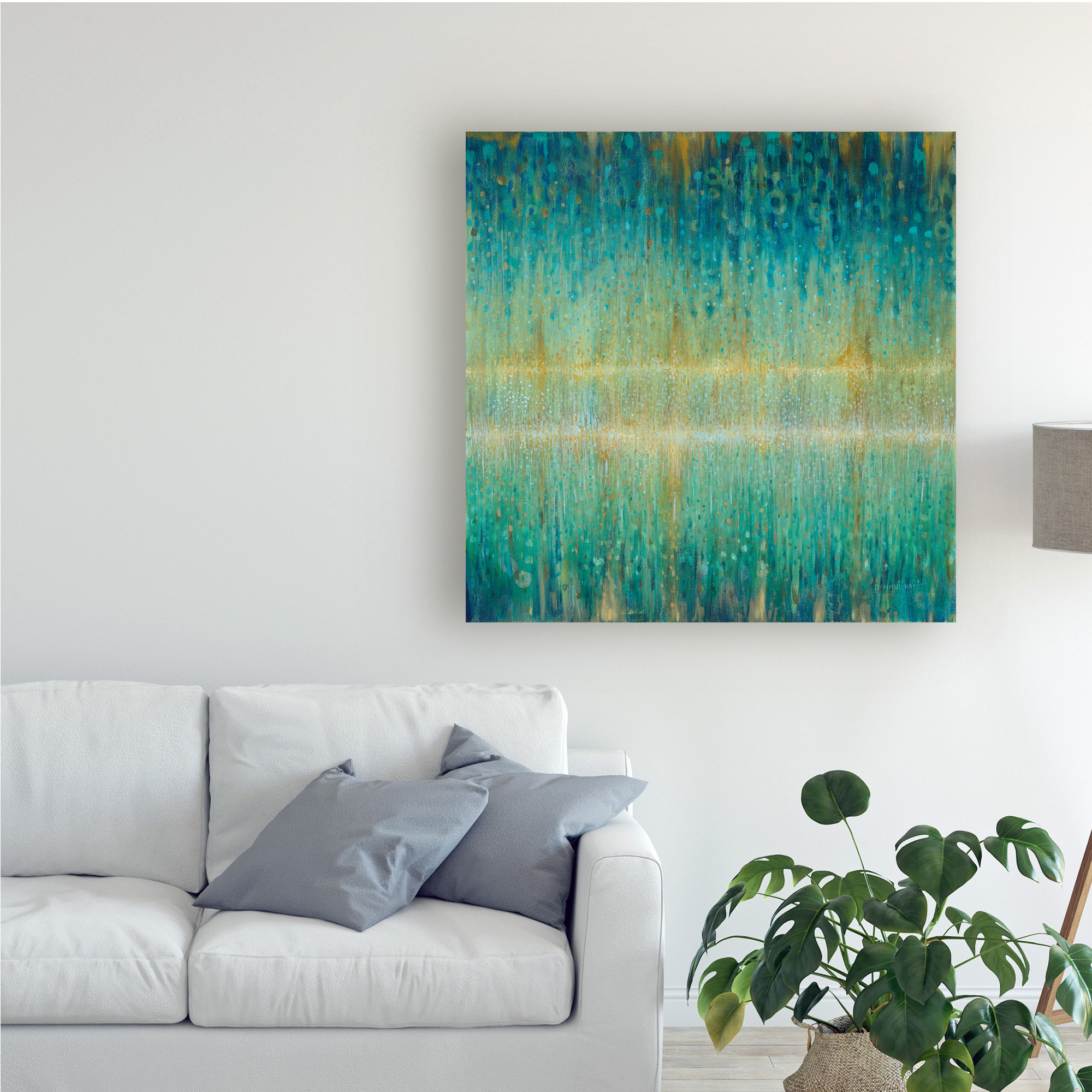 Trademark Fine Art 'Rain Abstract I' Canvas Art by Danhui Nai