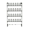 thumbnail image 5 of Organize It All 12 Pair over the Door Plastic Shoe Rack with Accessory Hooks, 5 of 6