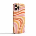 thumbnail image 2 of Retro 70s Orange Swirl Case for iPhone 13 Pro,Aesthetic Art Design Full Cover Protective Case, 2 of 5