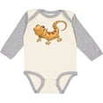 thumbnail image 3 of Inktastic Cute Bearded Dragon Boys or Girls Long Sleeve Baby Bodysuit, 3 of 5
