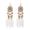 White 2029, variant on Ethnic Eearrings Long Feather Earrings, Retro Handmade Leaf