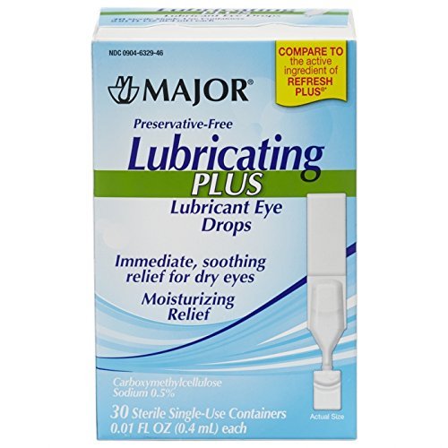 Major Lubricating Plus Dry Eye Drops CARBOXYMETHYLCELLULOSE Sodium1