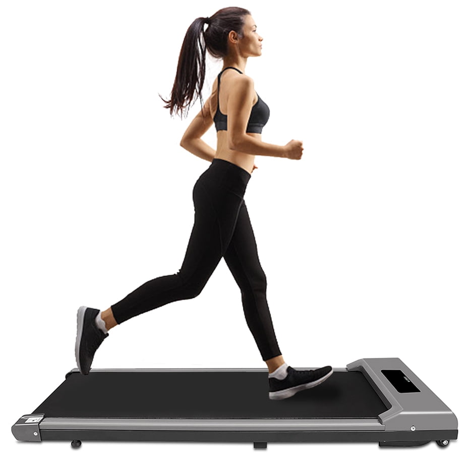Under Desk Treadmill, 2HP Walking Treadmill with 265lb Weight Capacity