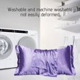 thumbnail image 4 of Sales Today Clearance! Gosuguu Satin Silk Pillowcase for Hair and Skin, Soft Cooling Pillowcase, Breathable 20x30in Pillow Cover with Hidden Zipper, Smooth Satin Pillow Case, 4 of 8