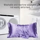 thumbnail image 4 of Fiudx Funda de Almohada de Seda Satinada, Tejido Suave y Transpirable, Superficie Lisa y Brillante, Ideal para El Cuidado Del Cabello y La Piel, Efecto Refrescante, Opciones Multicolor, Tamaño Estánd, 4 of 6
