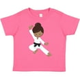 thumbnail image 3 of Inktastic African American Girl, Black Belt, Karate Girl Girls Toddler T-Shirt, 3 of 5