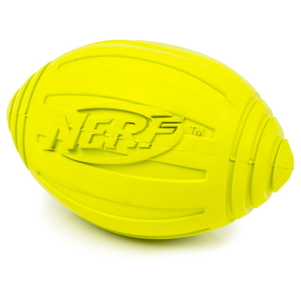 Nerf Dog Ridged Squeaker Football 7344