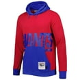 thumbnail image 2 of Men's Mitchell & Ness Red/Royal New York Giants Big & Tall Big Face Pullover Hoodie, 2 of 3