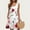 White, variant on Casual Summer Dresses for Women Sleeveless Tank Swimsuit Coverup A-Line Spring Dress Floral Print Flowy Pockets Loose Crew Neck Vacation Beach Dresses White S