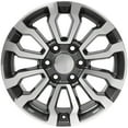 thumbnail image 2 of OE Wheels CV35 18 Inch Rim Fits Sierra 1500 AT4 Style 6x139.7 18x8.5 Gloss Gunmetal Machined - Hollander 5909 (1), 2 of 5