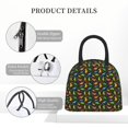 thumbnail image 3 of Lafuoo Cartoon Dino Pattern Large Portable Insulated Lunch Bag, Waterproof Zipper Insulated Lunch Bag for Men and Women-One Size, 3 of 7