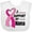 AA-White, variant on Inktastic Breast Cancer Awareness I Support My Nana with Pink Ribbon Boys or Girls Baby Bib
