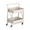 White, variant on TISHITA Rolling Cart on Wheels Fruit Vegetable Basket Folded Large Capacity Multifunctional Organizer Trolley for Dining Room Kitchen White
