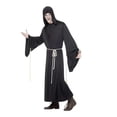 thumbnail image 2 of Grim Reaper Costume Adult Black Halloween Accessories Medium Male Fancy Dress Party Book Week, 2 of 4