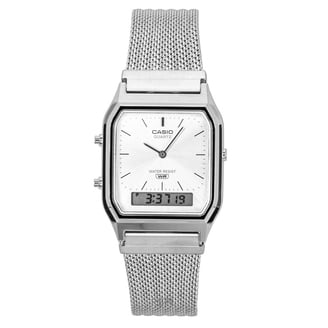 Casio Vintage Analog Digital Stranger Things Black Dial Quartz AQ