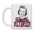 thumbnail image 2 of ThisWear Funny Retirement Gifts for Women Finally Retired Gift Set 11 ounce 2 Pack Coffee Mugs, 2 of 4