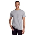 thumbnail image 6 of Gildan Ultra Cotton Pocket T-Shirt for Men, Short Sleeve Crew Neck Casual Grey Tee, L, 9 Pack, 6 of 6