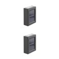 thumbnail image 4 of Inteprter Lámpara de pared con energía Solar desmontable montada en la pared para interiores y exteriores, hogar, dormitorio, sala de estar, jardín, Iluminación blanca 2piezas Inteprter CBP444435, 4 of 5