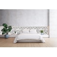 thumbnail image 4 of Retro-Art 3D Wall Panels, Mosaic Silver Roses, Silver White Grey, PVC, 39" x 24.8", 237SR, 4 of 4