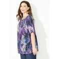 thumbnail image 3 of Catherines Women's Plus Size Seasonless Gauze Peasant Top, 3 of 4