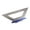 Blue, variant on Stainless Steel Woodworking Triangle Ruler 140MM, Multifunctional Scribing Angle Tool for DIY Projects