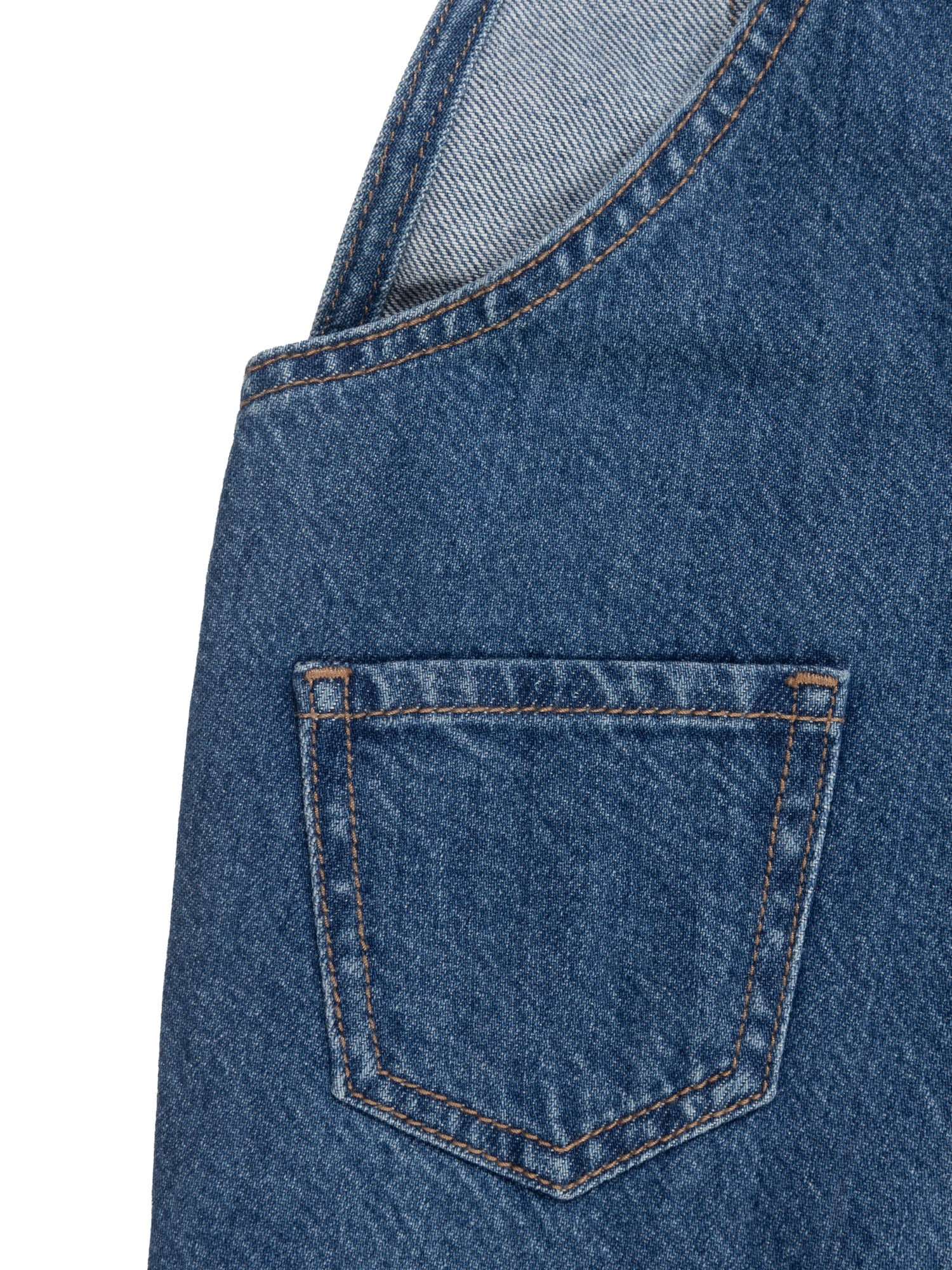Wonder Nation Toddler Girl Denim Overall, Sizes 12M-5T