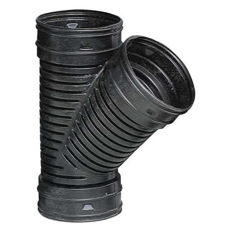 Drain System - Corrugated Drain Wye,10 in. L,Single ADVANCED DRAINAGE SYSTEMS 0422AA