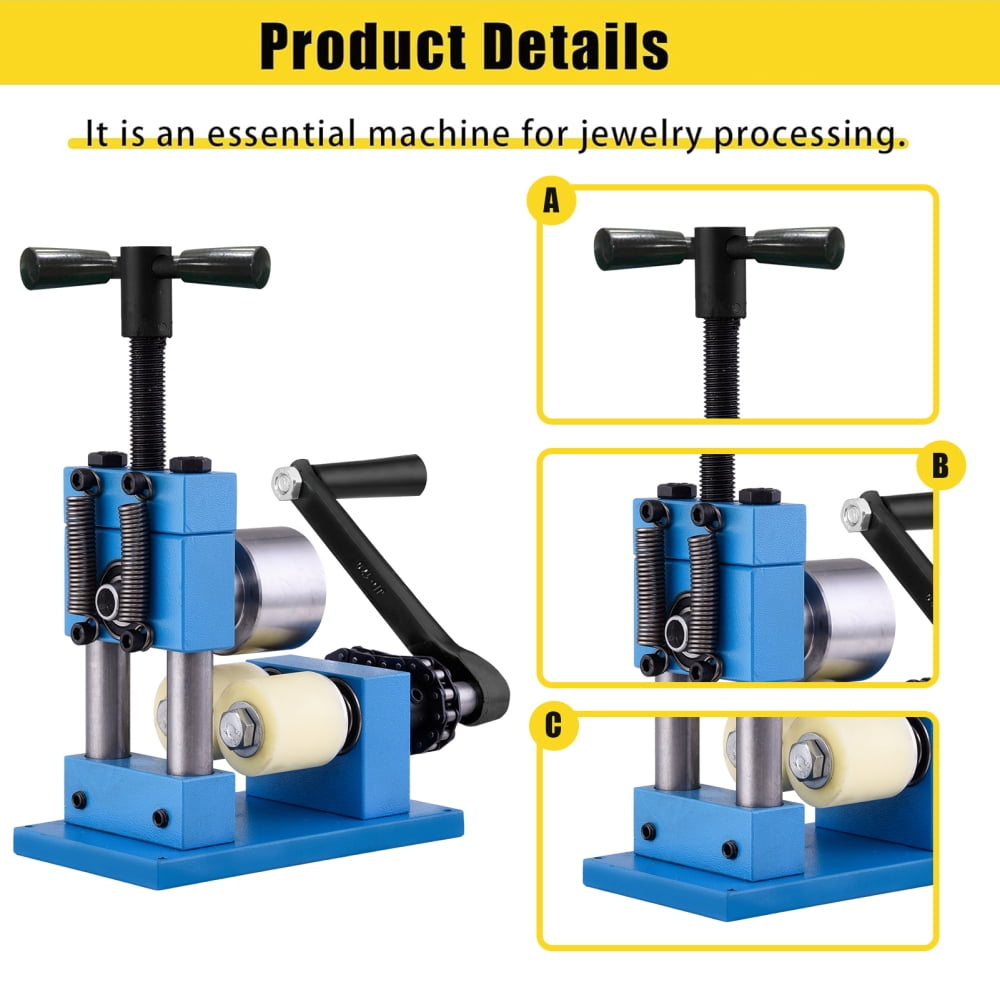 Jewelry Manual Bending Machine Press Round Machine Ring and Bracelet Winding Machine Suitable for Bending and Forming Gold, Silver, Copper and Other Jewelry