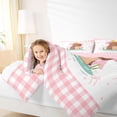 thumbnail image 3 of Erosebridal Cute Capybara Full Size Comforter Sets,Pink Bowknot Ribbon Bows Bedding Sets For Girls Kids ,Reversible Pink 3 Pieces, 3 of 7
