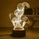thumbnail image 4 of Figuras de acción de Disney Marvel Spiderman con luces LED nocturnas, modelo de Iron Man de Los Vengadores, lámpara 3D para niños, juguetes, regalo de cumpleaños para niños, 4 of 5