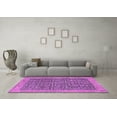 thumbnail image 3 of Ahgly Company Indoor Rectangle Oriental Pink Traditional Area Rugs, 4' x 6', 3 of 4