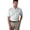 Green Stripe, variant on BlueGeneration Mens Short Sleeve Oxford - Oxford Blue Extra Large Solid