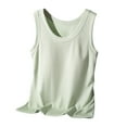 thumbnail image 1 of Lixiuxyad Débardeurs pour Femmes Col Rond Sans Manches Tricoté Côtelé Ajusté Décontracté Crop Top, 1 of 6