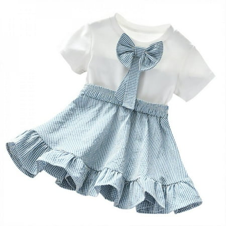 

Clearance Sale Girls Dresses Sweet Princess Dress Baby Kids Girls Clothing Wedding Party Dresses Bow Children Clothing