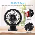 thumbnail image 2 of Car Mini Fan Cooling The for Amplifier Fans Air Conditioner Silent Vehicle Electric Office, 2 of 6