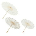 thumbnail image 3 of DIY Paper Umbrella, Smoothing Opening Closing DIY Hand Painted 3PCS Blank Paper Umbrella Comfortable Hold Humanized  for Photography Props for Decoration, 3 of 8