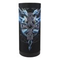 thumbnail image 4 of Anne Stokes Gothic Blue Dragon Duo With Celtic Cross Table Column Shade Lamp 11", 4 of 6