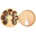 thumbnail image 1 of Boîte à Pilules en Bois 7 Jours Organisateur Personnalisé en Bois Naturel, 1 of 4