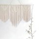 thumbnail image 5 of Estrela Macramé para colgar en la pared, tapiz tejido bohemio grande, borla de hojas, tapiz bohemio, cuerda de algodón, macramé, decoración de pared para dormitorio, sala de estar, fondo, 110 x 80 cm, 5 of 5
