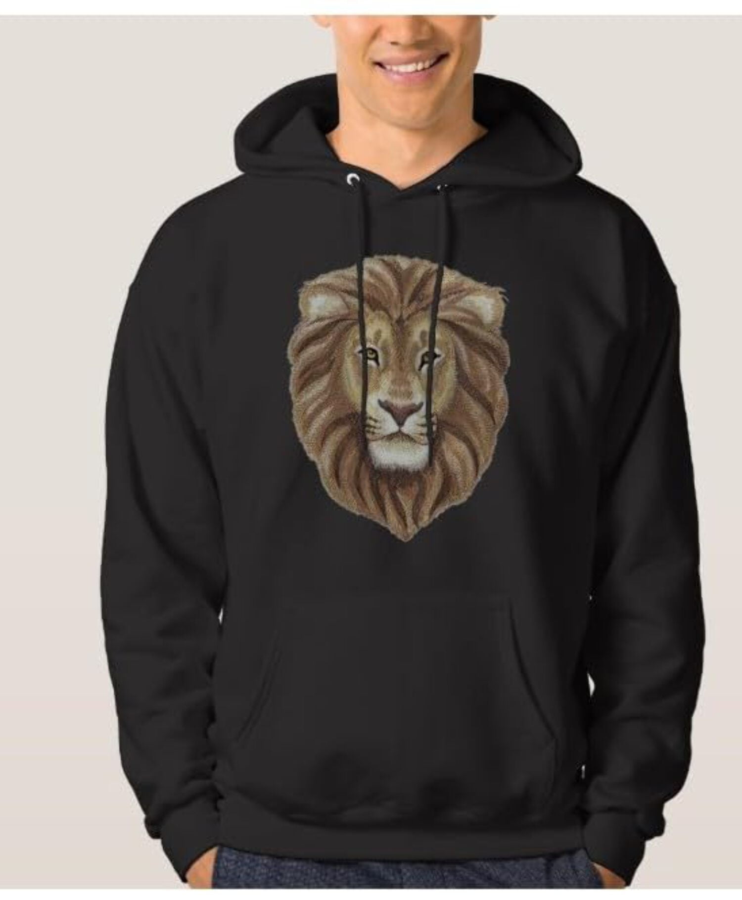 Custom Pride  Majesty Lion Embroidery Iron On/Sew Patch (6.85" x 8.15")