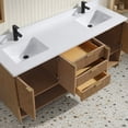 thumbnail image 3 of San Diego 72" Freestanding Bathroom Vanity Oak, 3 of 10