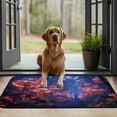 thumbnail image 3 of ONETECH Colorful Mushrooms Square Floor Mat Indoor Outdoor for Home Entrance Outside Entry 19.68*39.37 in, 3 of 6