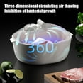 thumbnail image 4 of Defrosting Tray for Frozen Meat 4 in 1 Meat Defroster with Draining Basket 360° Atomized Stereoscopic Defrosting Box USB Rechargeable Defrosting Tray for Frozen Fish Veggies Meat, 4 of 11