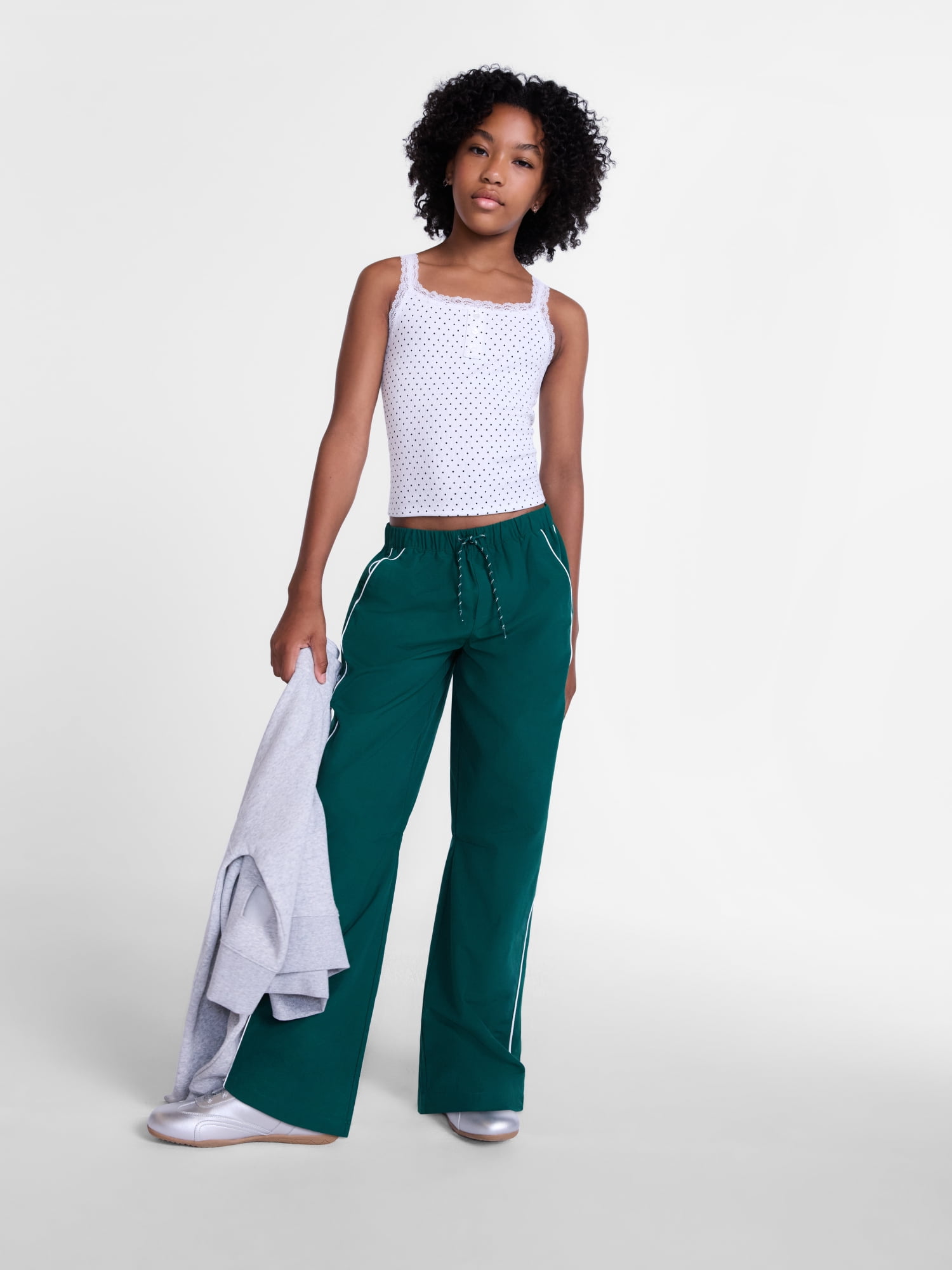 Weekend Academy Girls Henley Tank Top, Sizes 4-18